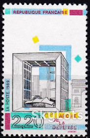 Франція Франция ^/--/^ Франция 1989 достопримечательности Парижа Mi 2710 MNH ^_^^^ Франція 1989 Пам'ятки Парижа Mi 2710 MNH - фото фото фото