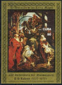 Мистецтво Искусство ^/--/^ Куба. Живопись  (бл.) 1977 г. ^_^^^ Куба. Живопис (бл.) 1977 - фото фото фото
