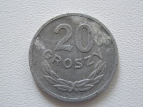 - року - года ^/--/^ Польша 20 грошей 1969 года #14437 ^_^^^ Польща 20 грошей 1969 року #14437 - фото фото фото