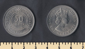 Гондурас Гондурас ^/--/^ Британский Гондурас 50 центов 1971 ^_^^^ Британський Гондурас 50 центів 1971 - фото фото фото