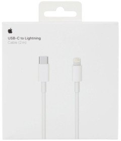 Зарядні пристрої Зарядные устройства ^/--/^ Кабель USB Type-C - Lightning для iPhone   (2 m) Original ^_^^^ Кабель USB Type-C - Lightning для iPhone (2 m) Original - фото фото фото