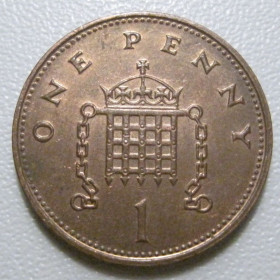 Єлизавета II (після ) Елизавета II (после ) ^/--/^ Велика Британія 1 пенні 1997 року 41564 ^_^^^ Великобритания 1 пенни 1997 года 41564 - фото фото фото