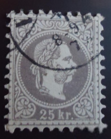 Австрія Австрия ^/--/^ Австрия  1874  г. № 52 гашеная ^_^^^ Австрія 1874 р. No 52 гашена - фото фото фото