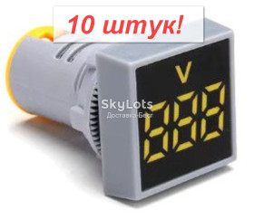Амперметри, вольтметри Амперметры, вольтметры ^/--/^ 10 штук! AC вольтметр 0,40&amp;quot; 60-500 вольт желтый квадратный для врезки     (060 /--/ Y) опт ^_^^^ 10 штук! AC вольтметр 0,40&amp;quot; 60-500 вольт жовтий квадратний для врізки (060 /--/ Y) опт - фото фото фото