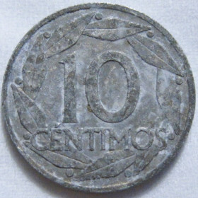 Іспанія Испания ^/--/^ Іспанія 10 сентимів 1959 року #6 /--/ П /--/ 1780 ^_^^^ Испания 10 сентимов 1959 года #6 /--/ П /--/ 1780 - фото фото фото