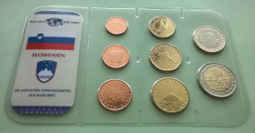 Словенія Словения ^/--/^ Набор СЛОВЕНИЯ Евро из серии - Das Geld Der Welt - набір СЛОВЕНІЯ пластик блистер запайка ^_^^^ Набор Словения Евро из серии - Das Geld Der Welt - набор Словения пластик блистер запайка - фото фото фото