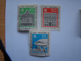Інші країни Другие страны ^/--/^ ГДР, Михель, Германия 2010, 913,915  (гашен.),914  (чист.), Лейпцигская ярмарка. ^_^^^ НДР, Міхель, Німеччина 2010, 913,915 (гашен.), 914 (чист.), Лейпцігський ярмарок. - фото фото фото