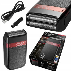 Електробритви Электробритвы ^/--/^ Електробритва чоловіча Adler AD 2923 — сіткова, USB зарядка, вологе/сухе гоління ^_^^^ Электробритва мужская Adler AD 2923 — сеточная, USB зарядка, влажное/сухое голение - фото фото фото