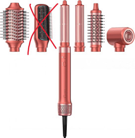 Фени Фены ^/--/^ Лот № 15170 Стайлер HITTIONA 6 в 1 Air Styler - щітка для фена та насадка для завивки, швидке висихання, автоматичні плойки, не пошкодження від тепла, випрямлення та об&amp;apos;єм, з сумкою для зберігання ^_^^^ Лот No 15170 Стайлер HITTIONA 6 в 1 Air Styler - щетка для фена и насадка для завивки, быстрое высыхание, автоматические плойки, не повреждение от тепла, выпрямления и объем, с сумкой для хранения - фото фото фото