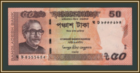 Бангладеш Бангладеш ^/--/^ Бангладеш 50 так 2022 P-56  (56 /--/ Ас) UNC ^_^^^ Бангладеш 50 так 2022 P-56 (56 /--/ Ас) UNC - фото фото фото
