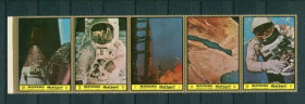 Освоєння космосу Освоение космоса ^/--/^ Манама Manama Space  1972 Mi 968-972 /--/ A Gemini Apollo MNH БЫЛА СЛОЖЕНА ^_^^^ Манама Manama Space 1972 Mi 968-972 /--/ A Gemini Apollo MNH була складена - фото фото фото