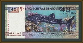 Інші країни Другие страны ^/--/^ Джибути 40 франков 2017 P-46  (46 /--/ a.1) UNC ^_^^^ Джибуті 40 франків 2017 P-46 (46 /--/ a.1) UNC - фото фото фото