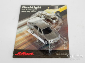 : : ^/--/^ 1:87 Mercedes Benz C-class grey metallic, HO Schuco FlashLight Keychain Germany - фото фото фото