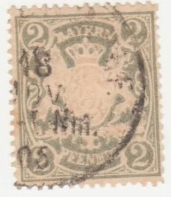 Німецька імперія (-) Германская империя (-) ^/--/^ Германия 1888 г. № 59 гашеная ^_^^^ Німеччина 1888 р. No 59 гашена - фото фото фото