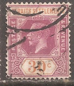 Малайзія Малайзия ^/--/^ Бр.Стрейт Сеттлментс 1914 Sc.162 used ^_^^^ Бр. Сеттлментс 1914 Sc.162 used - фото фото фото