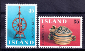 Ісландія Исландия ^/--/^ Исландия  1976 г  MNH -  ЕВПРПА СЕПТ / EUROPA  CEPT - искусство ^_^^^ Ісландія 1976 р MNH - ЄВПРПА СЕПТ / EUROPA CEPT - мистецтво - фото фото фото
