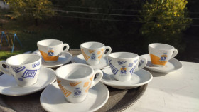 Інше Другое ^/--/^ * Новые кофейные чашки фарфор Италия. 6 пар -   6 cups with saucers Brand: IPA     (Italy) ^_^^^ * Нові кавові чашки фарфор Італія. 6 пар - фото фото фото
