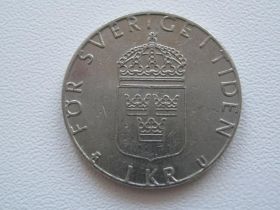 Швеція Швеция ^/--/^ Швеция 1 крона 1978 года #16770 ^_^^^ Швеція 1 крона 1978 року #16770 - фото фото фото