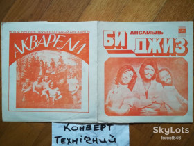 Платівки Пластинки ^/--/^ Би Джиз, Акварели  (4)-VG, флексі-Мелодія ^_^^^ Бы Джиз, Акварели (4)-VG, флекси-Мелодия - фото фото фото