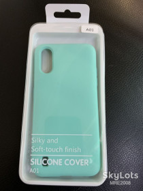 Чохли, бампера Чехлы, бампера ^/--/^ Чохол Silicone Cover для Samsung Galaxy A /--/ 01 A /--/ 015 mint ^_^^^ Чехол Silicone Cover для Samsung Galaxy A /--/ 01 A /--/ 015 mint - фото фото фото