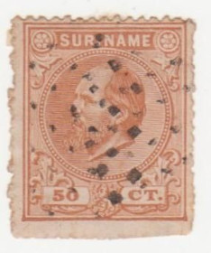 Південна Америка Южная Америка ^/--/^ Суринам  1873   г. № 6 гашеная ^_^^^ Суринам 1873 р. No 6 гашена - фото фото фото