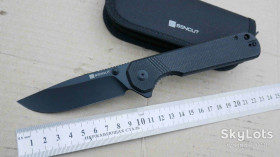 Ножі, мультітули Ножи, мультитулы ^/--/^ Sencut Aetheris S /--/ 24095-3, 9 /--/ Cr /--/ 18 /--/ MoV Blackwash, Micarta Black, Caged Ceramic Ball Bearing, Flipper, Outdoor, EDC, Liner Lock - фото фото фото