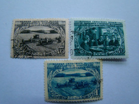 СРСР - СССР - ^/--/^ СССР, Михель, 2009.1470-1472. Развитие сельского хозяйства в СССР. ^_^^^ СРСР, Міхель, 2009.1470-1472. Розвиток сільського господарства в СРСР. - фото фото фото