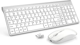 Клавіатури Клавиатуры ^/--/^ Лот №13372 Бездротова клавіатура та миша JOYACCESS USB з цифровою клавіатурою, сумісні з Mac, Windows, ноутбуками та планшетами - фото фото фото