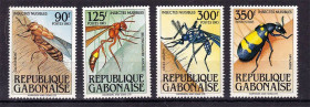Фауна Фауна ^/--/^ Флора .  Габон 1983 г MNH - насекомые ^_^^^ Флора . Габон 1983 MNH - комахи - фото фото фото