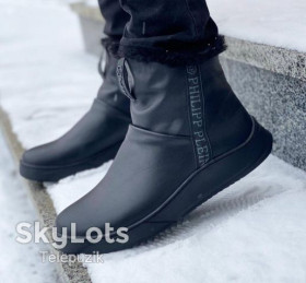 УГГІ (UGG) УГГИ (UGG) ^/--/^ Зимові  чоловічі угі. Зимние мужские угги Philipp Plein Black 40-45 ^_^^^ Зимние мужские уги. Зимние мужские угги Philipp Plein Black 40-45 - фото фото фото