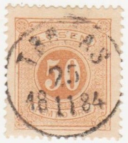Скандинавія Скандинавия ^/--/^ Швеция 1877 г. №  19 гашеная ^_^^^ Швеція 1877 р. No 19 гашена - фото фото фото