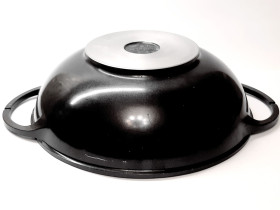 Сковорідки Сковородки ^/--/^ 5 л Большая жаровня Lessner 33 см, сотейник с антипригарным покрытием, сковорода без крышки, казан ^_^^^ 5 л Велика жаровня Lessner 33 см, сотейник з антипригарним покриттям, сковорода без кришки, казан - фото фото фото