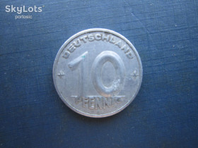 НДР, ФРН ГДР, ФРГ ^/--/^ Монета 10 пфенігів Німеччина НДР 1950 А ^_^^^ Монета 10 пфеннигов Германия ГДР 1950 А - фото фото фото