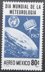 Інше Другое ^/--/^ Мексика Космос  Метеорология 1967 ^_^^^ Мексика Космос Метеорологія 1967 - фото фото фото