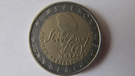 Словенія Словения ^/--/^ 2 євро 2007 /--/ рік Словенія. ^_^^^ 2 евро 2024 год Словения. - фото фото фото