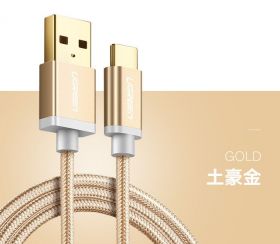 Кабелі Кабели ^/--/^ Ugreen Nylon USB Type C кабель быстрой зарядки Реальные 5 /--/ V/2 /--/ A 1/1.5 /--/ м ^_^^^ Ugreen Nylon USB Type C кабель швидкої зарядки Реальні 5 /--/ V/2 /--/ A 1/1.5 /--/ м - фото фото фото