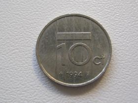 Нідерланди Нидерланды ^/--/^ Нидерланды 10 центов 1994 года 32367 ^_^^^ Нідерланди 10 центів 1994 року 32367 - фото фото фото