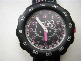 Наручні годинники Наручные часы ^/--/^ Swatch Sanrio Hello Kitty Flik Flak годинник рідкісний у колекцію ^_^^^ Swatch Sanrio Hello Kitty Flik Flak часы редкие - фото фото фото