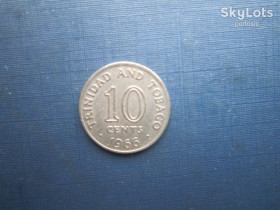 Тринідад і Тобаго Тринидад и Тобаго ^/--/^ Монета 10 центов Тринидад и Тобаго 1966 ^_^^^ Монета 10 центів Тринідад і Тобаго 1966 - фото фото фото