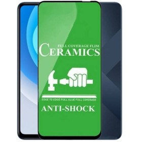 Чохли, бампера Чехлы, бампера ^/--/^ Захисне скло-плівка Fiji Ceramics для Tecno Camon 19 Neo (CH /--/ 6 /--/ i) повна проклейка чорний ^_^^^ Защитное стекло-пленка Fiji Ceramics для Tecno Camon 19 Neo (CH /--/ 6 /--/ i) полная проклейка черный - фото фото фото