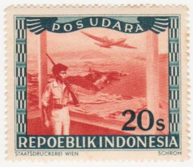 Індонезія Индонезия ^/--/^ Индонезия   1947 г.№  28 ** ^_^^^ Індонезія 1947 No 28 ** - фото фото фото