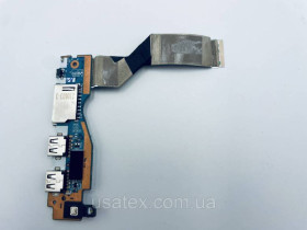 Інші комплектуючі Другие комплектующие ^/--/^ Дод. плата Lenovo IdeaPad 5 15 /--/ IIL /--/ 05, 5 15 /--/ ITL /--/ 05 Плата 2 /--/ xUSB, SD CardReader (GS /--/ 557 NS-C /--/ 681) б/в - фото фото фото