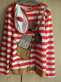 Карнавальні костюми Карнавальные костюмы ^/--/^ Костюм уоллі   Воллі where&amp;apos;s wally matalan 8-9 р ^_^^^ Аксессуары шляп шапочка и очки Уолли where&amp;apos;s wally matalan - фото фото фото
