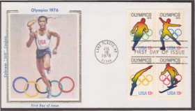 Америка Америка ^/--/^ США 1976 XXI ЗИМНЯЯ ОЛИМПИАДА ЗИМНИЕ ОЛИМПИЙСКИЕ ИГРЫ МОНРЕАЛЬ СПОРТ ОЛИМПИЙЦЫ КПД Mi.1282-1285 ШЁЛК ^_^^^ США 1976 XXI Зимова олімпійці КПД Mi.1282-1285 Шолк - фото фото фото