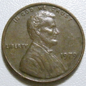Обігові Обиходные ^/--/^ США 1 цент 1979 року #40069 ^_^^^ США 1 цент 1979 года #40069 - фото фото фото