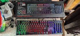 Клавіатури Клавиатуры ^/--/^ Игровая клавиатура с подсветкой RGB REAL-EL Comfort 7090 Backlit USB № 24160105 ^_^^^ Ігрова клавіатура з підсвічуванням RGB REAL-EL Comfort 7090 Backlit USB No 24160105 - фото фото фото