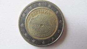 Литва Литва ^/--/^ 2 евро 2016 г. Литва. Балтийская культура ^_^^^ 2 євро 2016 року Литва. Балтійська культура - фото фото фото