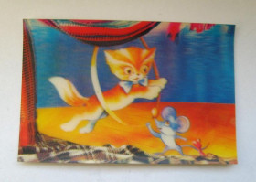 Календарі Календари ^/--/^ КОШКИ-МЫШКИ  КОТ  СТЕРЕО календарик  1990 г.  АКУЛИНИЧЕВ, ГЕНЕРАЛОВ  ^_^^^ КОШКИ-МИШКИ КОТ СТЕРЕО календарик 1990 р. АКУЛІНІЧОВ, ГЕНЕРАЛОВ - фото фото фото