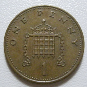 Єлизавета II (після ) Елизавета II (после ) ^/--/^ Велика Британія 1 пенні 1988 року 43052 ^_^^^ Великобритания 1 пенни 1988 года 43052 - фото фото фото
