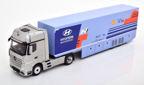 : Закордонні : Зарубежные ^/--/^ IXO 1:43 Mercedes-Benz Actros MP /--/ 4, WRC Rally Transport Hyundai Motorsport  (2019) ^_^^^ Mercedes-Benz Actros MP /--/ 4, WRC Rally Transport Hyundai Motorsport (2019) 1:43 IXO - фото фото фото